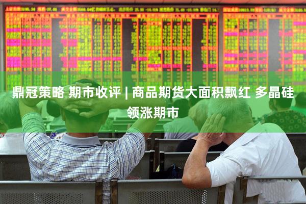 鼎冠策略 期市收评 | 商品期货大面积飘红 多晶硅领涨期市