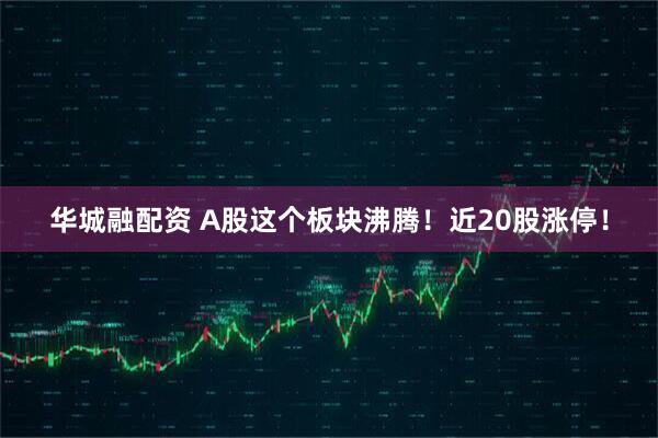 华城融配资 A股这个板块沸腾！近20股涨停！